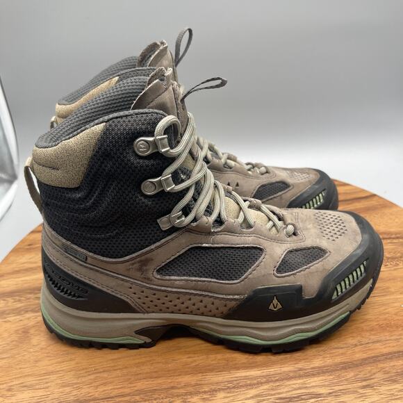 Vasque Breeze AT Mid GTX Hiking Boots Womens 8.5M Brown Gore-Tex 7023 Trail - Picture 1 of 8